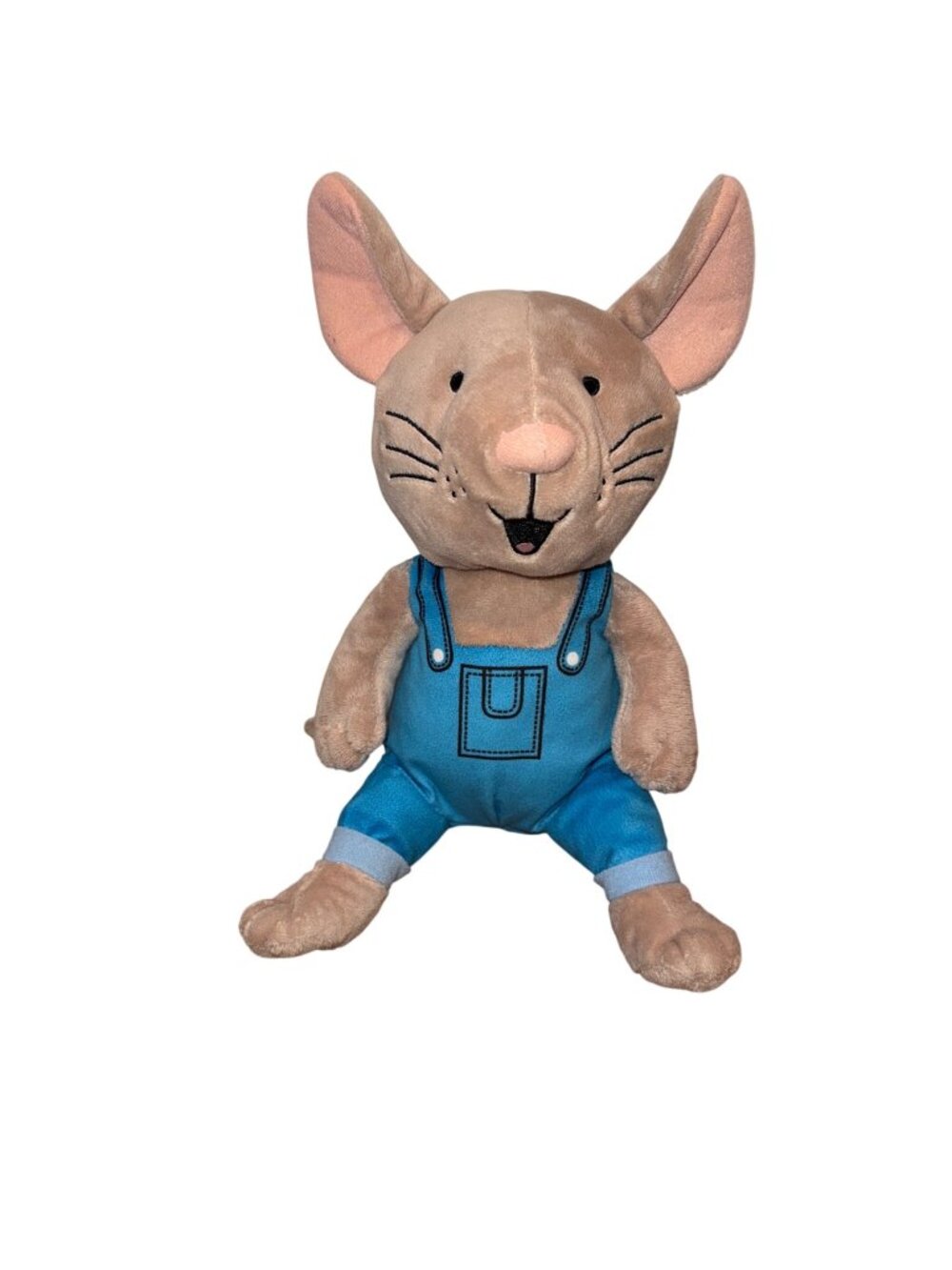 If You Give a Mouse A Cookie Plush Toy In Blue Overalls Stuffed Animal